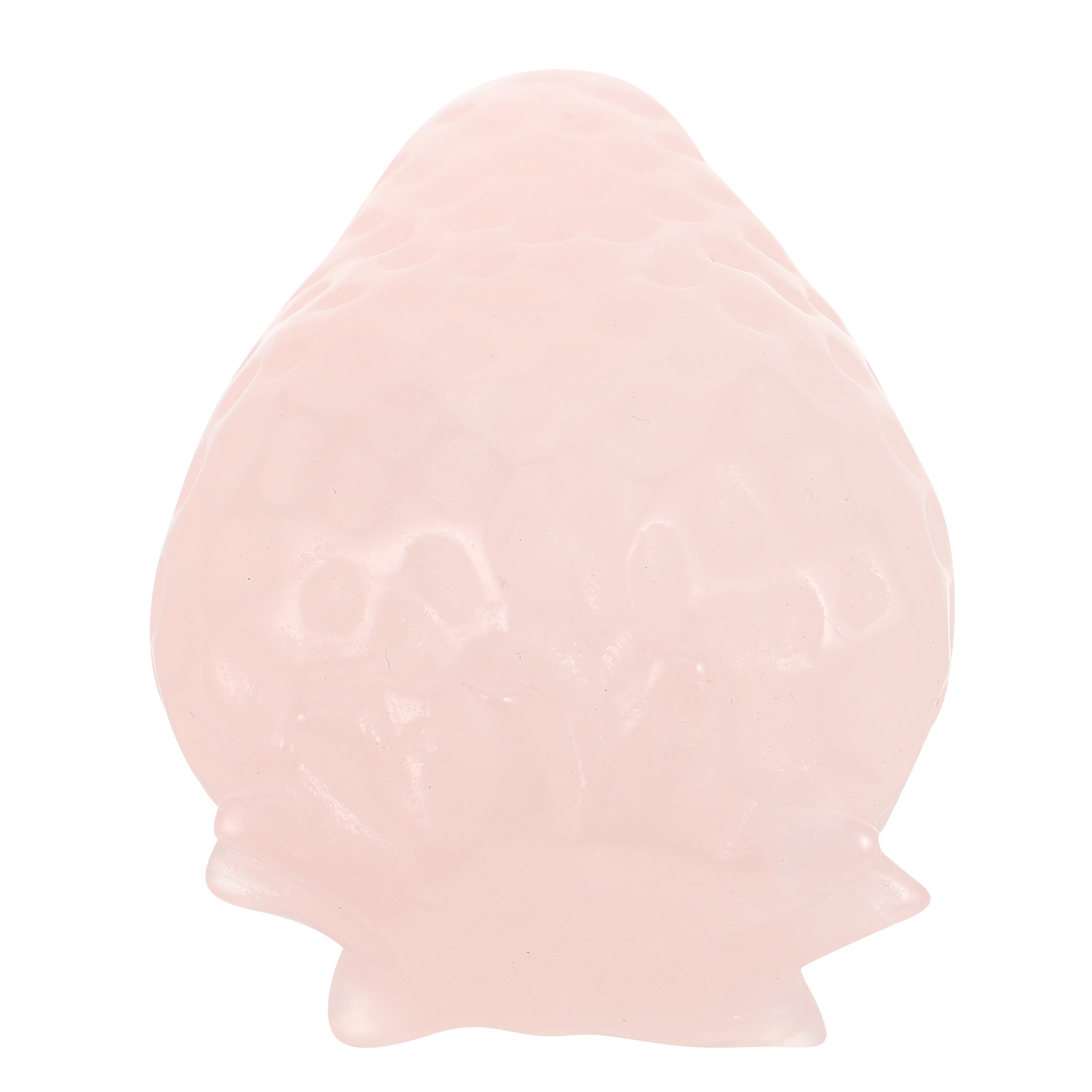Paper Weight Crystal - Rose Quartz Strawberry Crystal Decoration Handcrafted