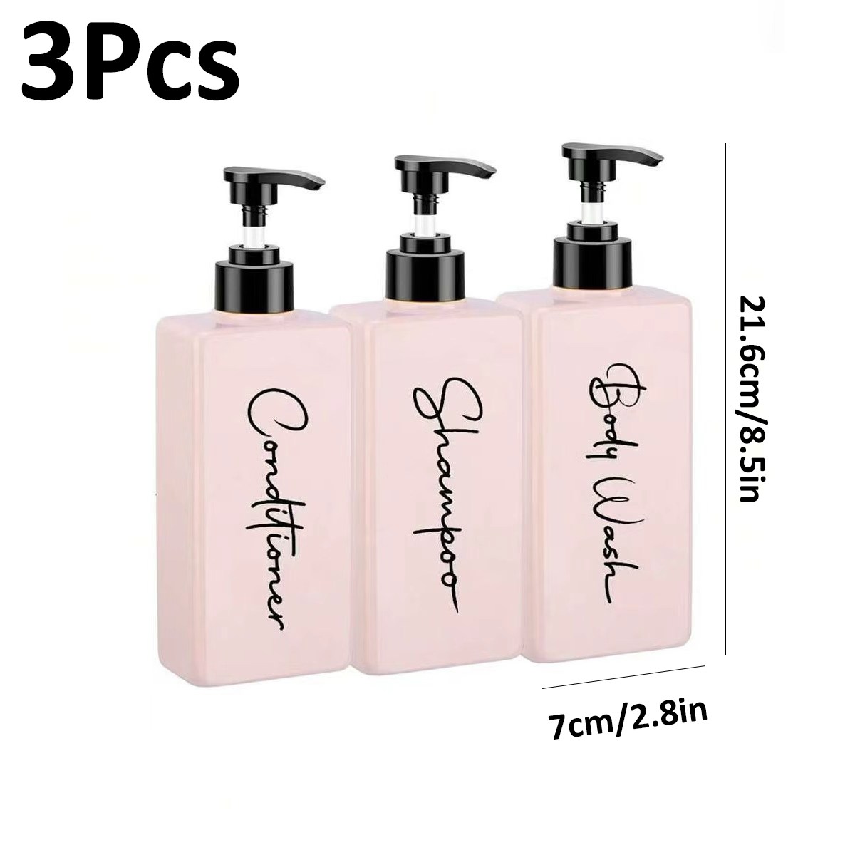 3-Pack 400ml Soap Dispenser wi - Gel Refill Pack のレビューと価格