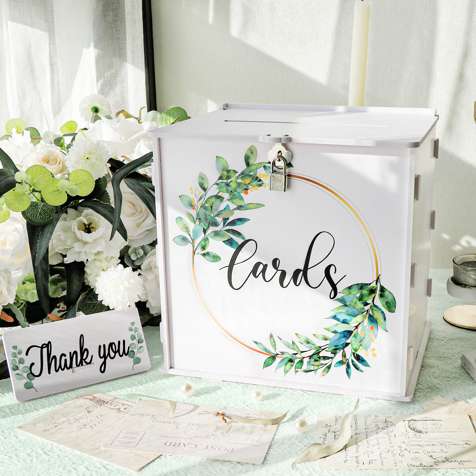 Wedding Card Box with Lock, PV - Card Index Box のレビューと価格