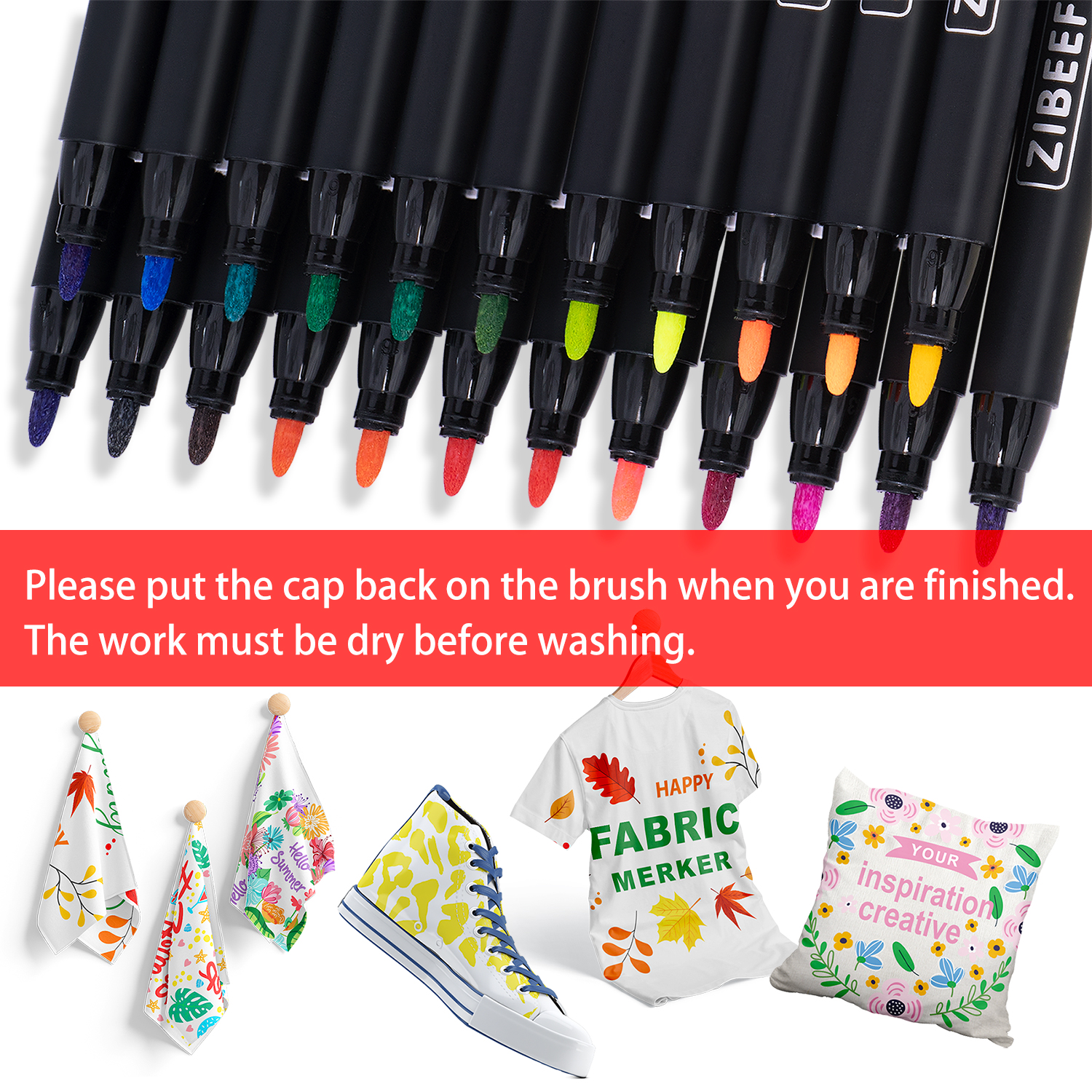 12/24 Color Fabric Markers-Fin - Correction Pen Fine のレビューと価格