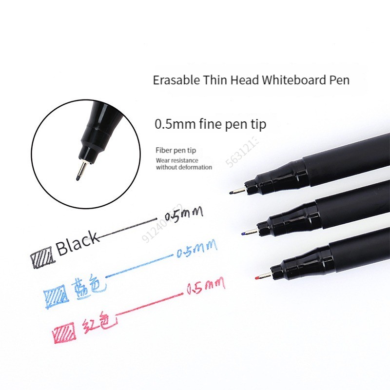 1/3PCS 0.5mm Dry Erase Art Mar - Correction Pen Fine のレビューと価格