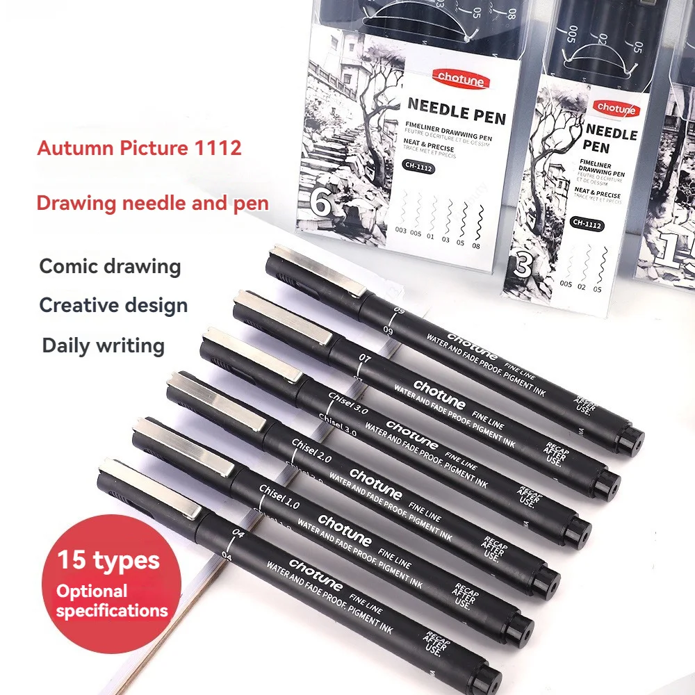 Black Micro Pens,15 Sizes,Wate - Correction Pen Fine のレビューと価格