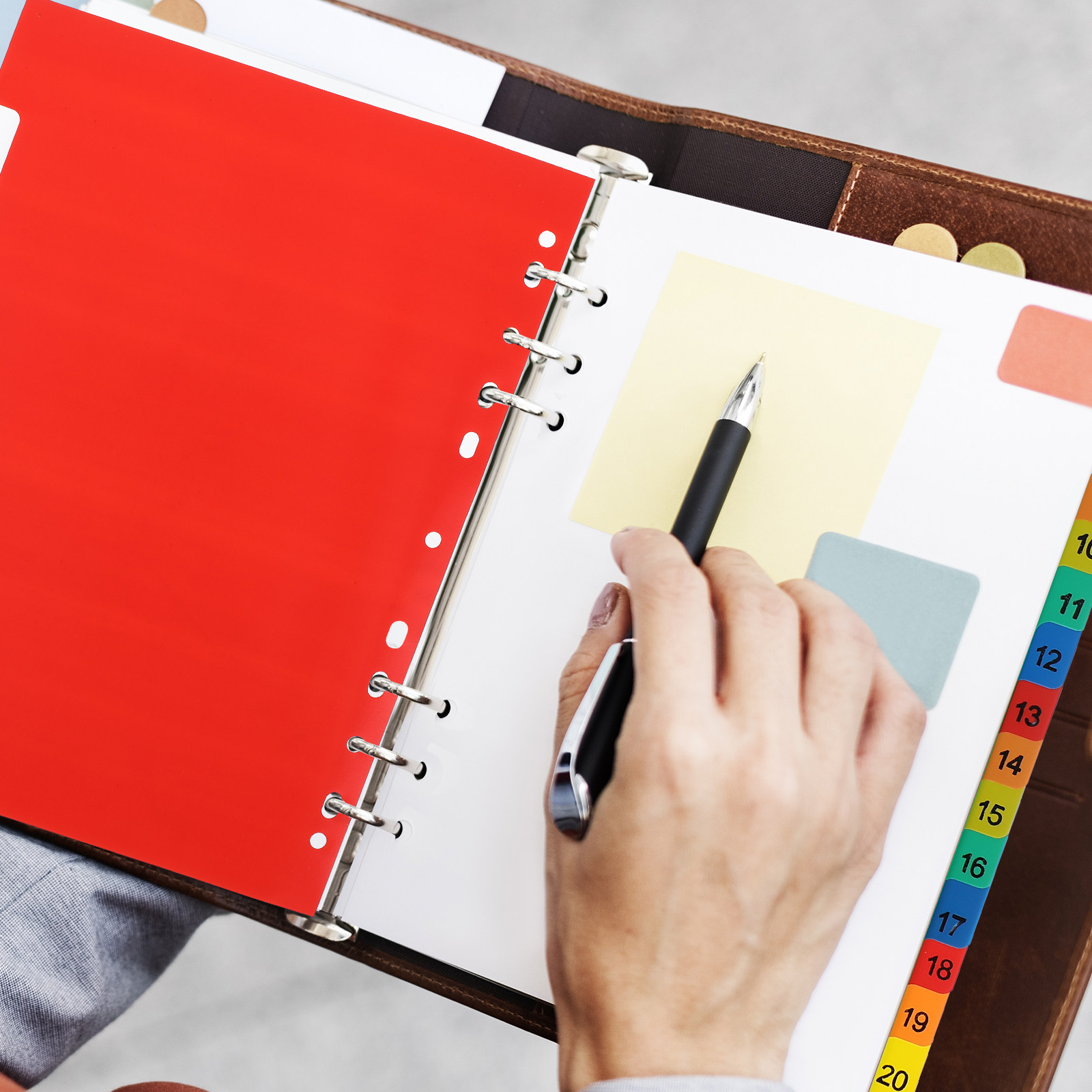 20 Pages A4 Colorful Plastic B - Tab Divider A4 のレビューと価格