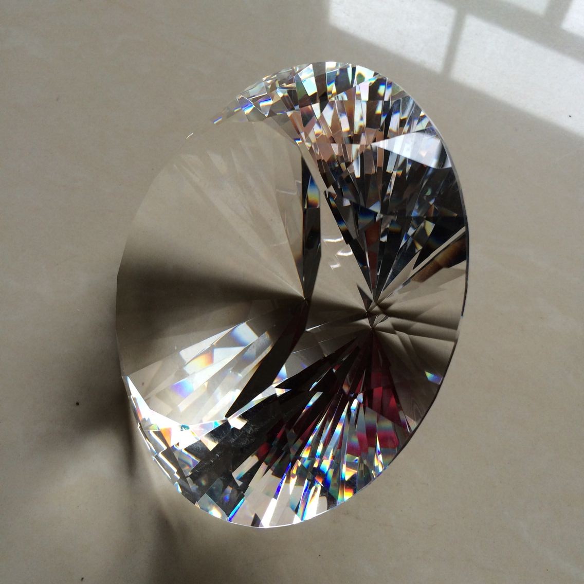 150mm Transparent Optical Crys - Paper Weight Crystal のレビューと価格