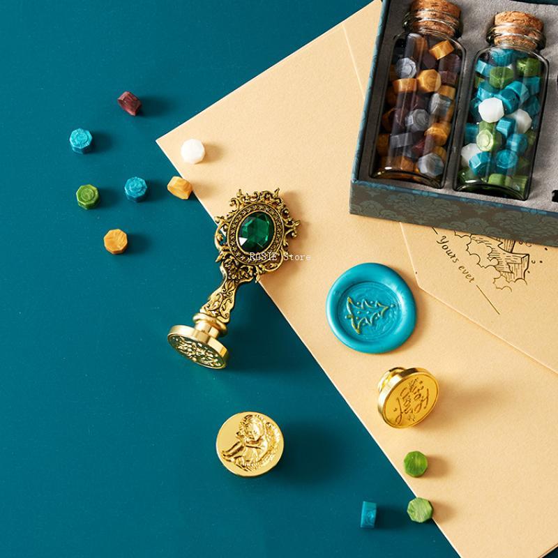 Wax Seal Stamp Set Lacquered S - Wax Seal Stamp Set のレビューと価格