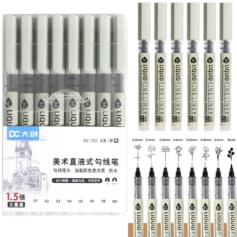 5/8/12 Tibs Black Pen Fine Lin - Correction Pen Fine のレビューと価格