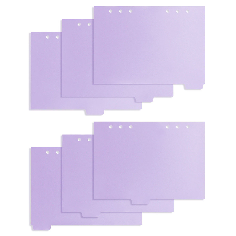 6pcs Notebook Refill Dividers  - Tab Divider A4 のレビューと価格