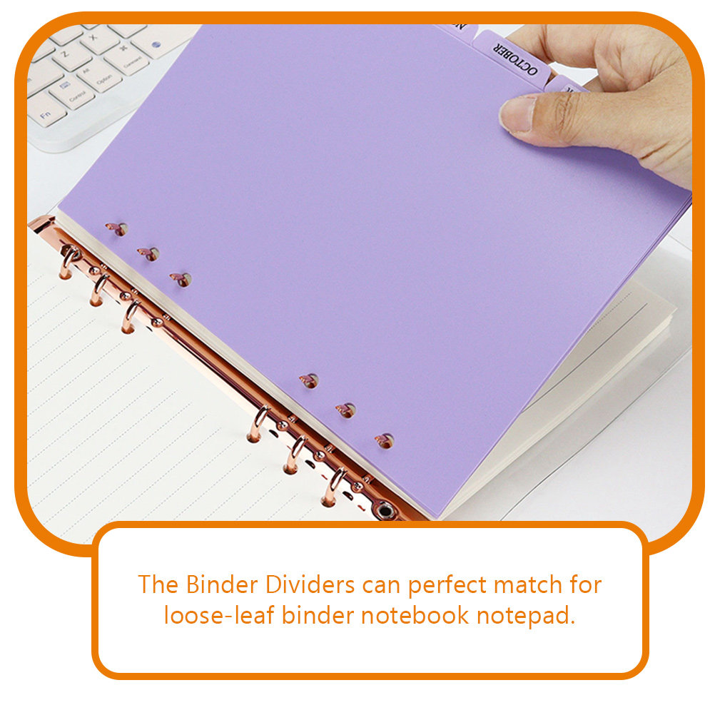 6pcs Notebook Refill Dividers  - Tab Divider A4 のレビューと価格