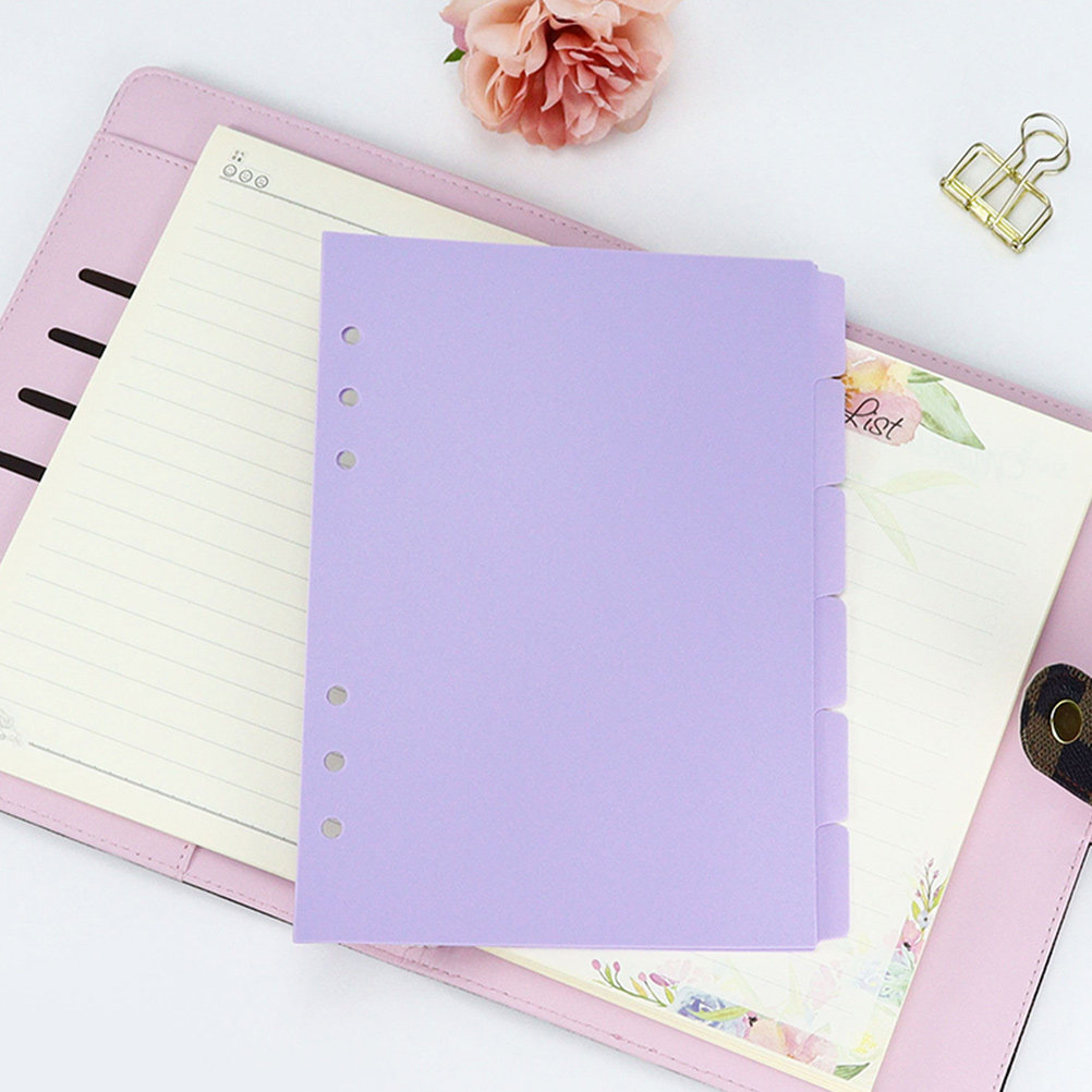 6pcs Notebook Refill Dividers  - Tab Divider A4 のレビューと価格