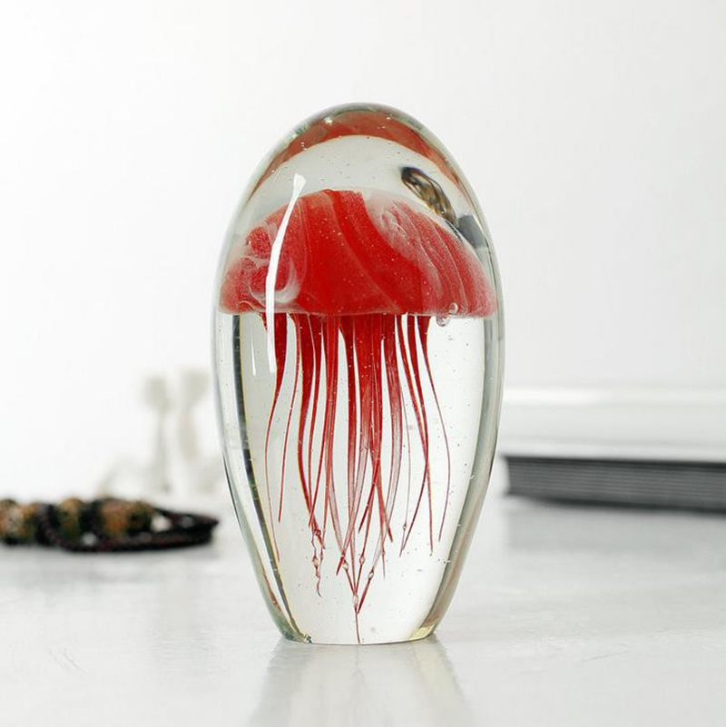 Miniature 3D Jellyfish Crystal - Paper Weight Crystal のレビューと価格