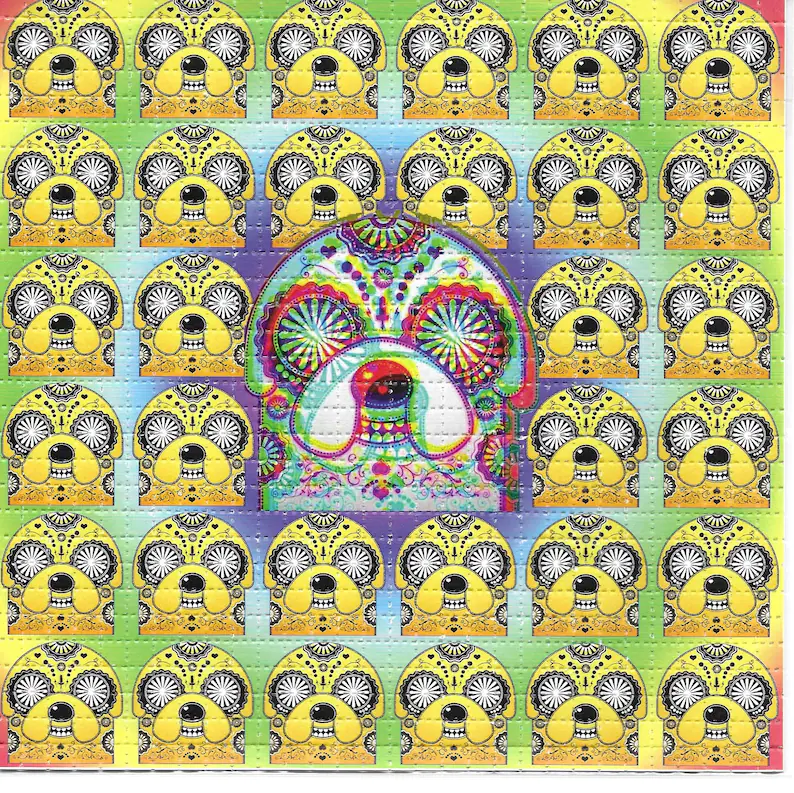 Crazy Time Psychedelic LSD Aci - Ink Blotter Paper のレビューと価格