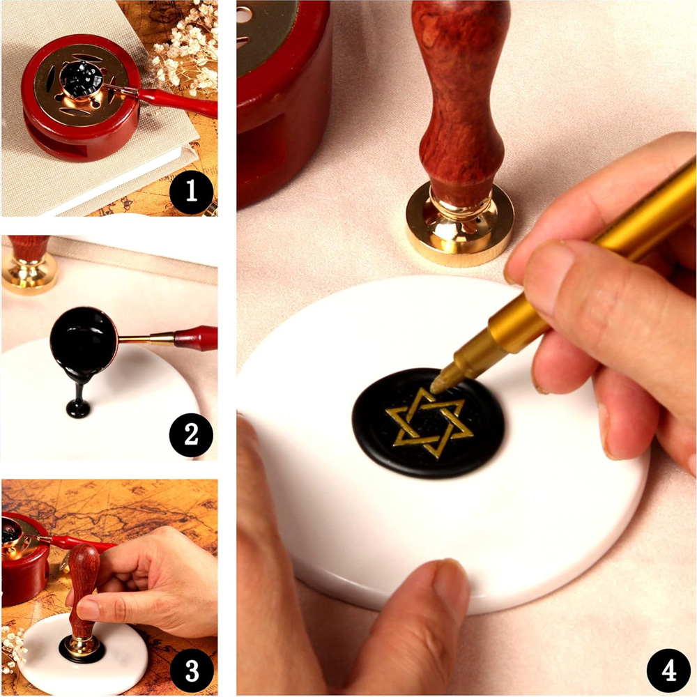 Custom Your Logo 25/30/40/50mm - Wax Seal Stamp Set のレビューと価格