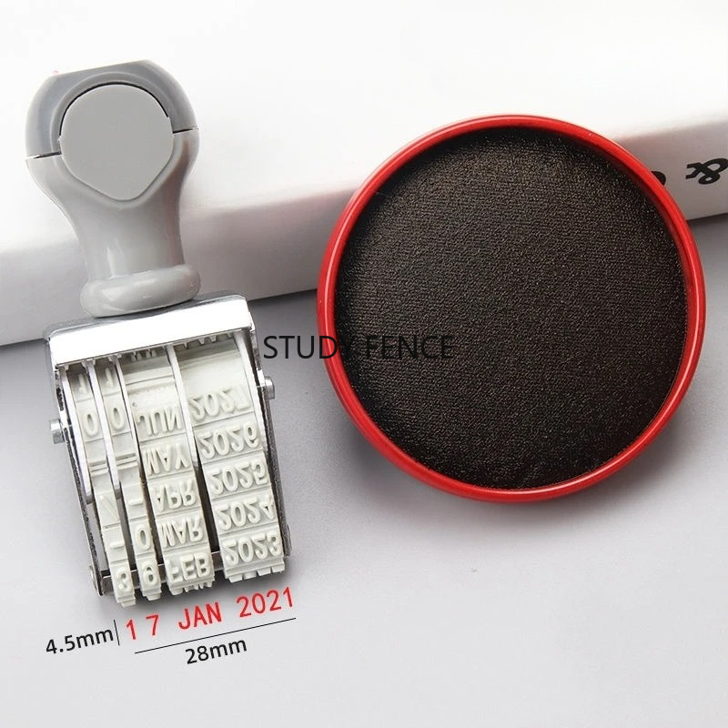 Portable English Date Stamp fo - Rubber Date Stamp のレビューと価格