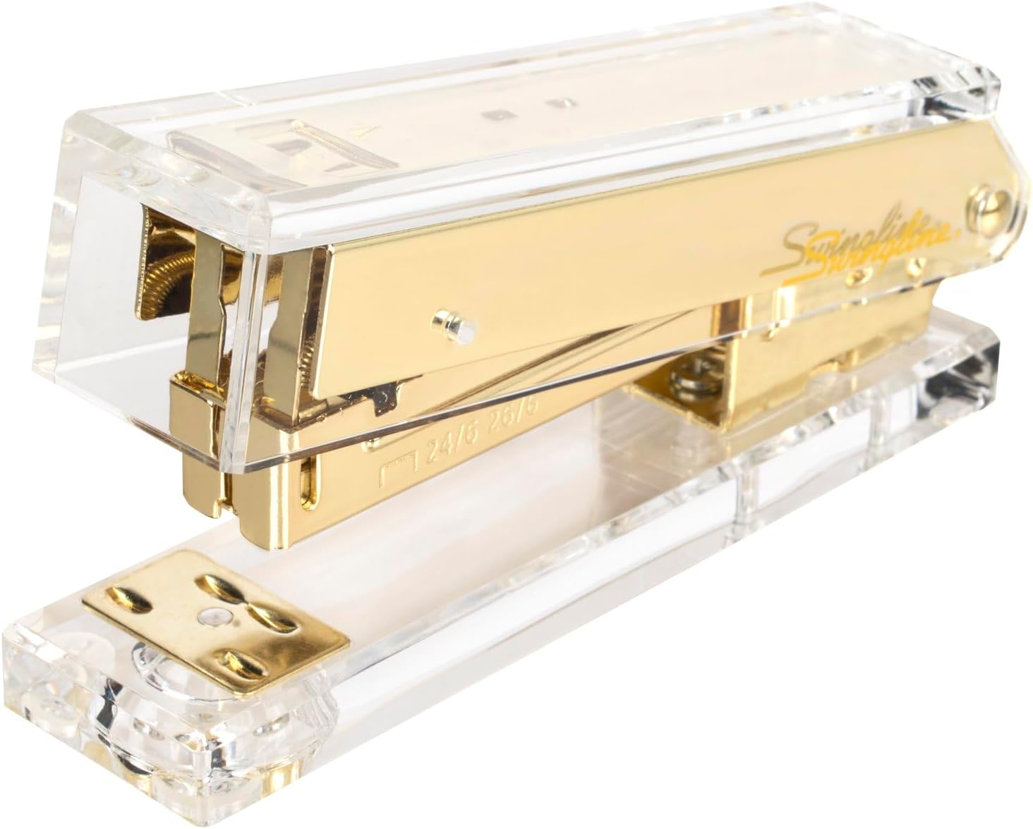 Compact Clear Acrylic Gold Sta - Stapler Half Strip のレビューと価格