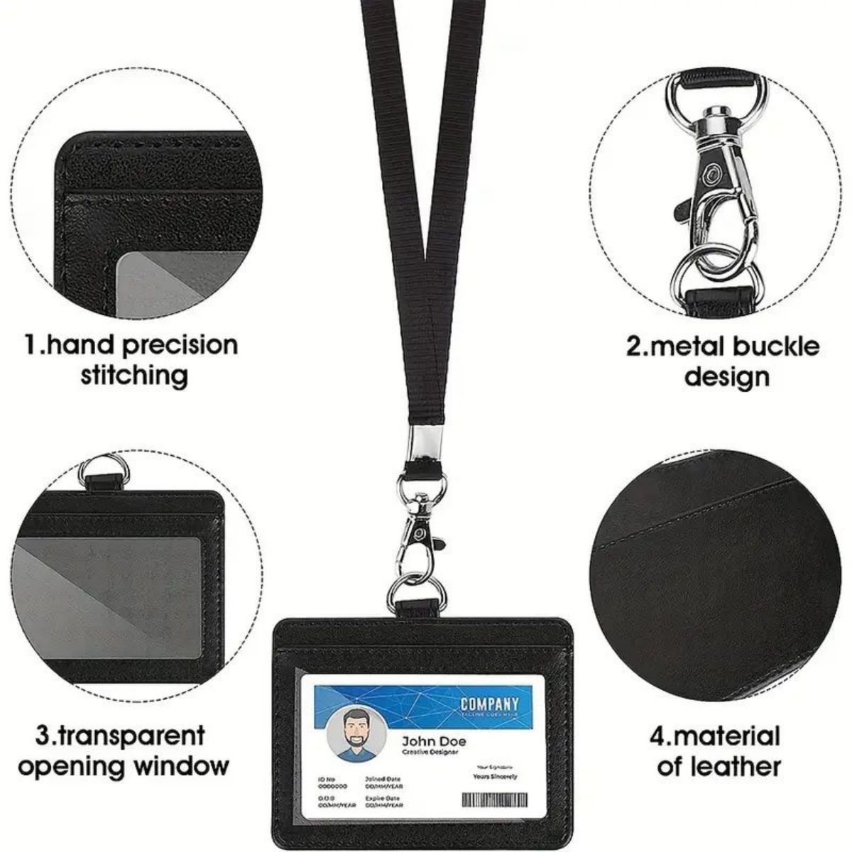 1 pc Horizontal ID badge holde - Index Card Holder のレビューと価格