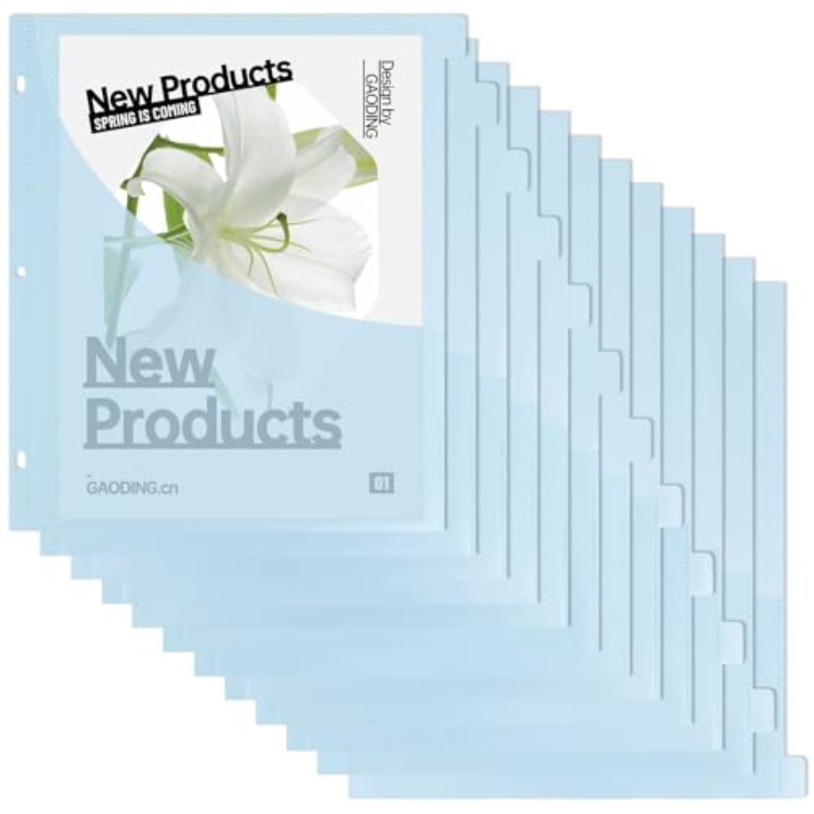 A4 Binder Dividers with Pocket - Tab Divider A4 のレビューと価格
