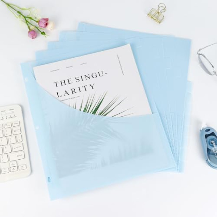 A4 Binder Dividers with Pocket - Tab Divider A4 のレビューと価格