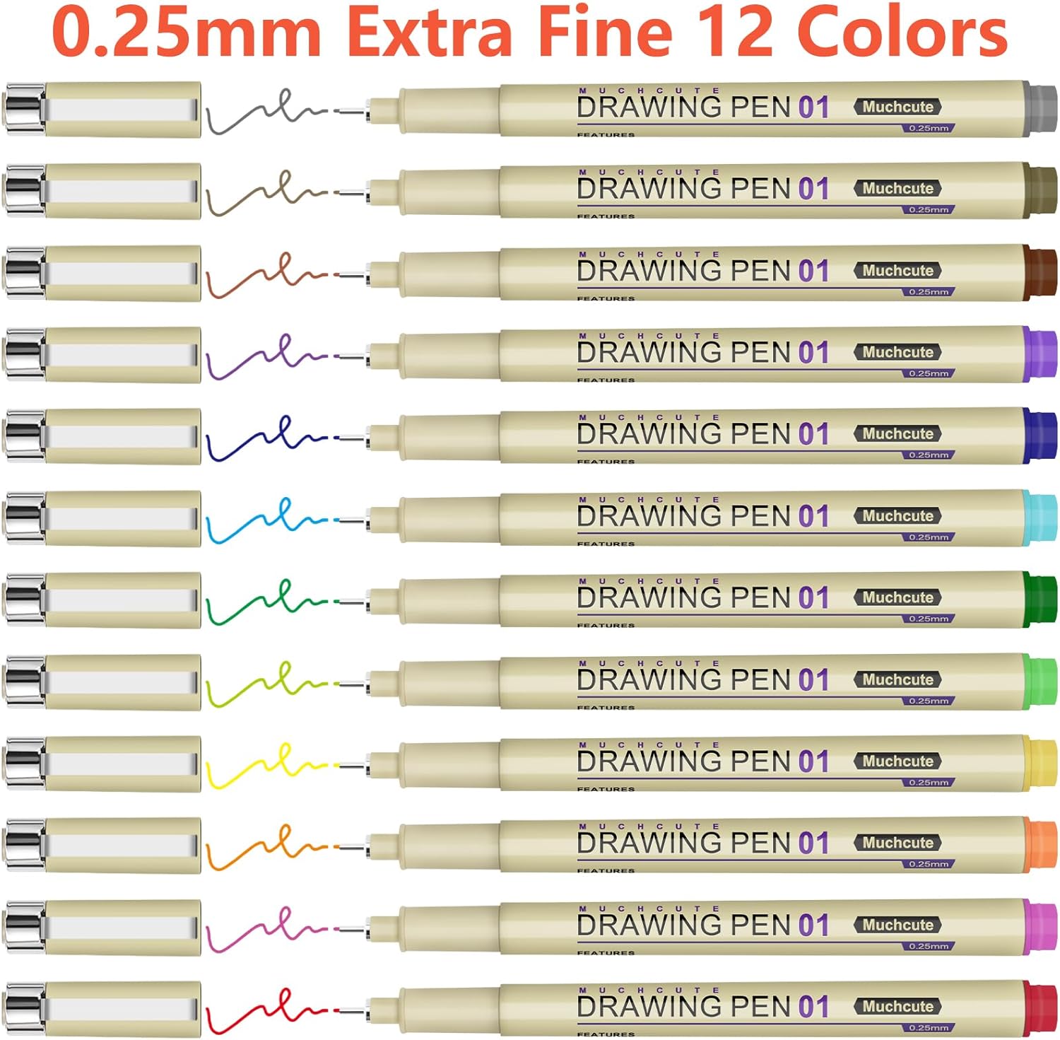 20 Micro Fineliner Pens Set: 1 - Archive Box Set のレビューと価格