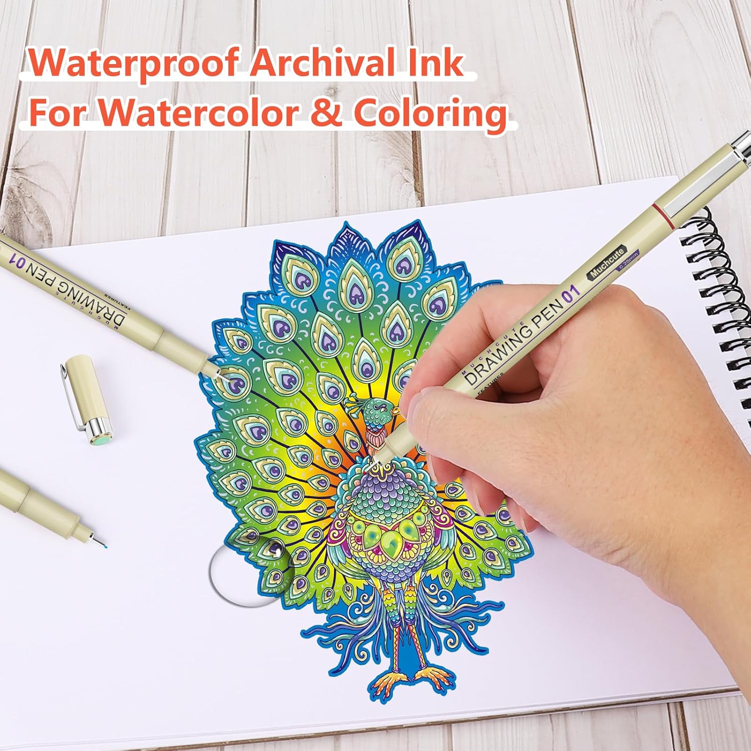 20 Micro Fineliner Pens Set: 1 - Archive Box Set のレビューと価格