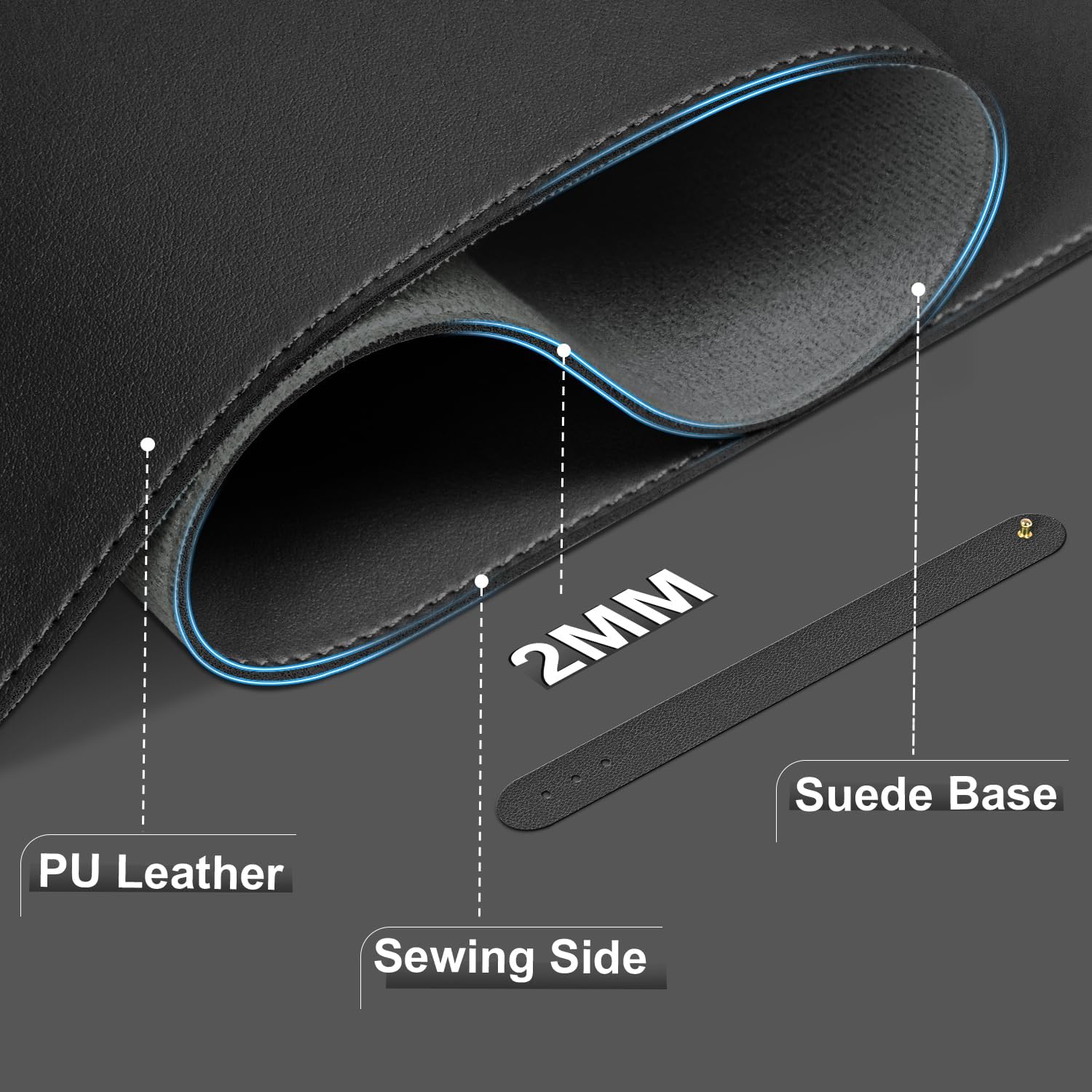 Large Leather Desk Pad Protect - Leather Desk Pad のレビューと価格