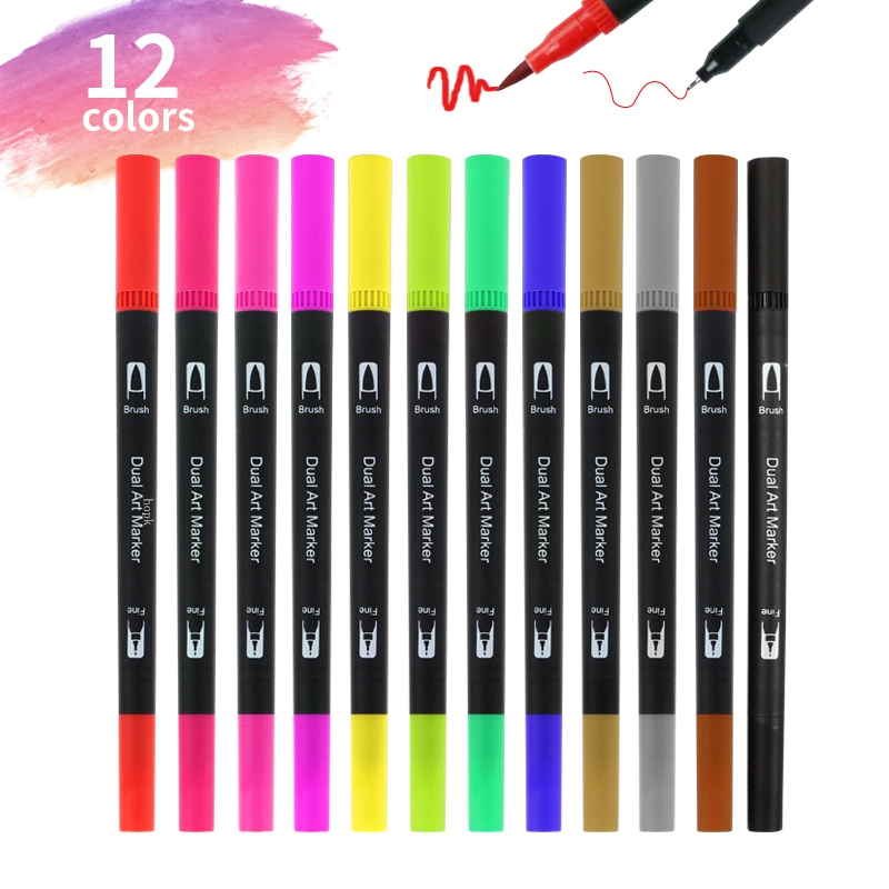 12 Colors Artist Coloring Mark - Correction Pen Fine のレビューと価格