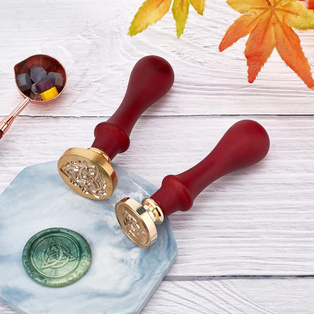 2 Set Celtic Knot Wax Seal Sta - Wax Seal Stamp Set のレビューと価格