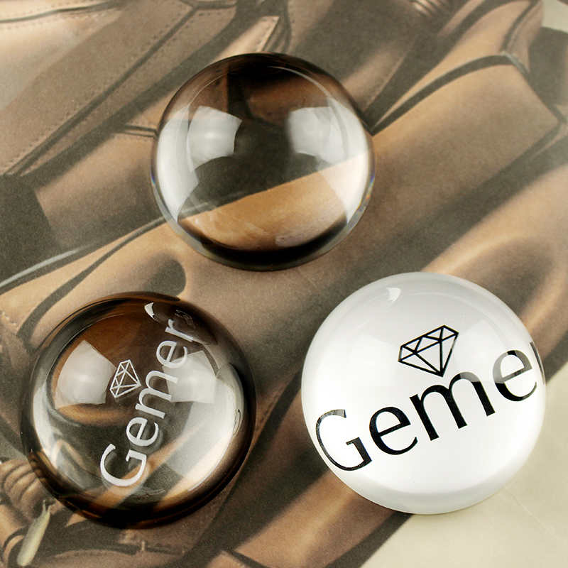 Custom Crystal Hemisphere Glas - Paper Weight Crystal のレビューと価格