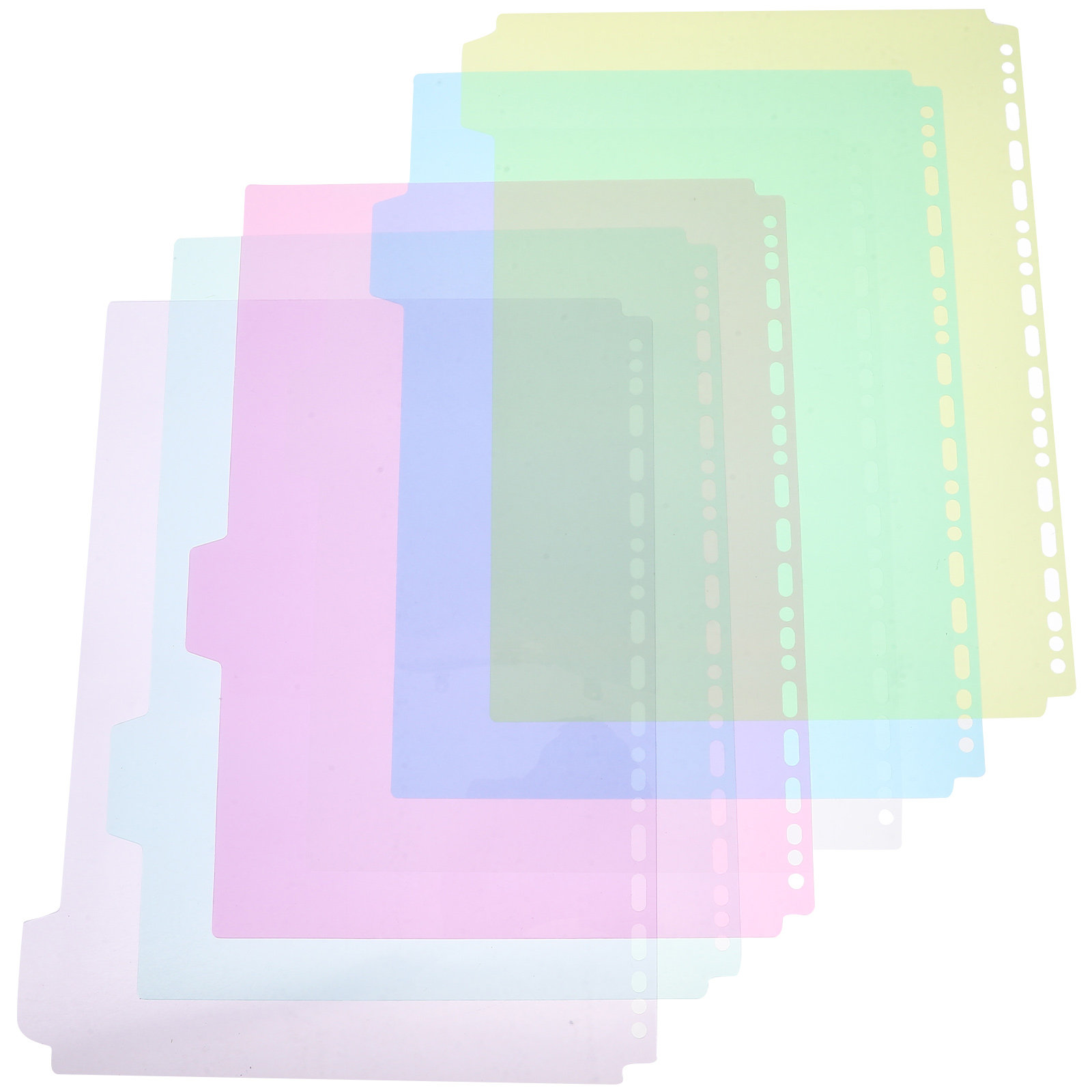 6Pcs Sturdy PP Tabbed Binder D - Tab Divider A4 のレビューと価格