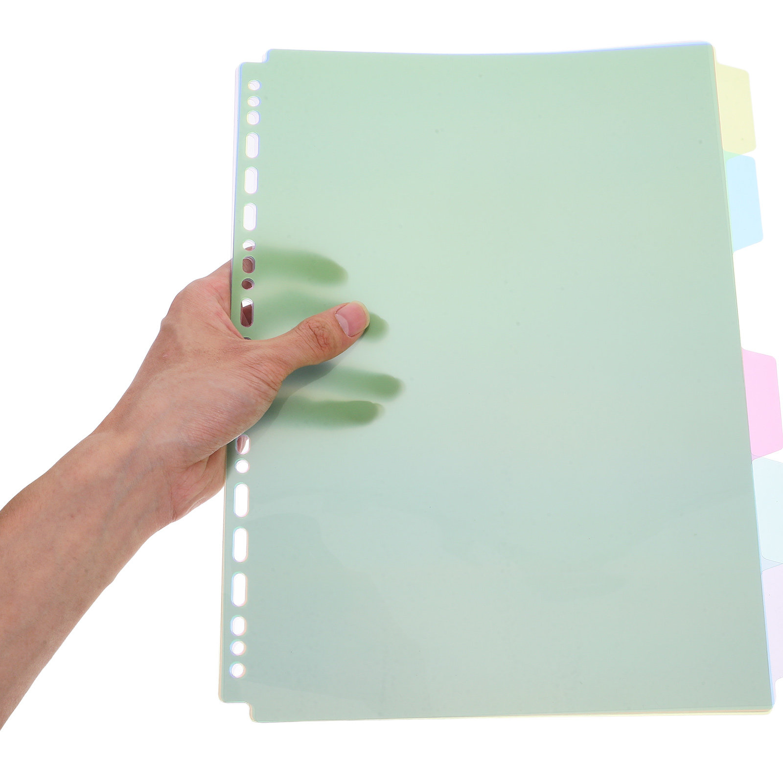 6Pcs Sturdy PP Tabbed Binder D - Tab Divider A4 のレビューと価格