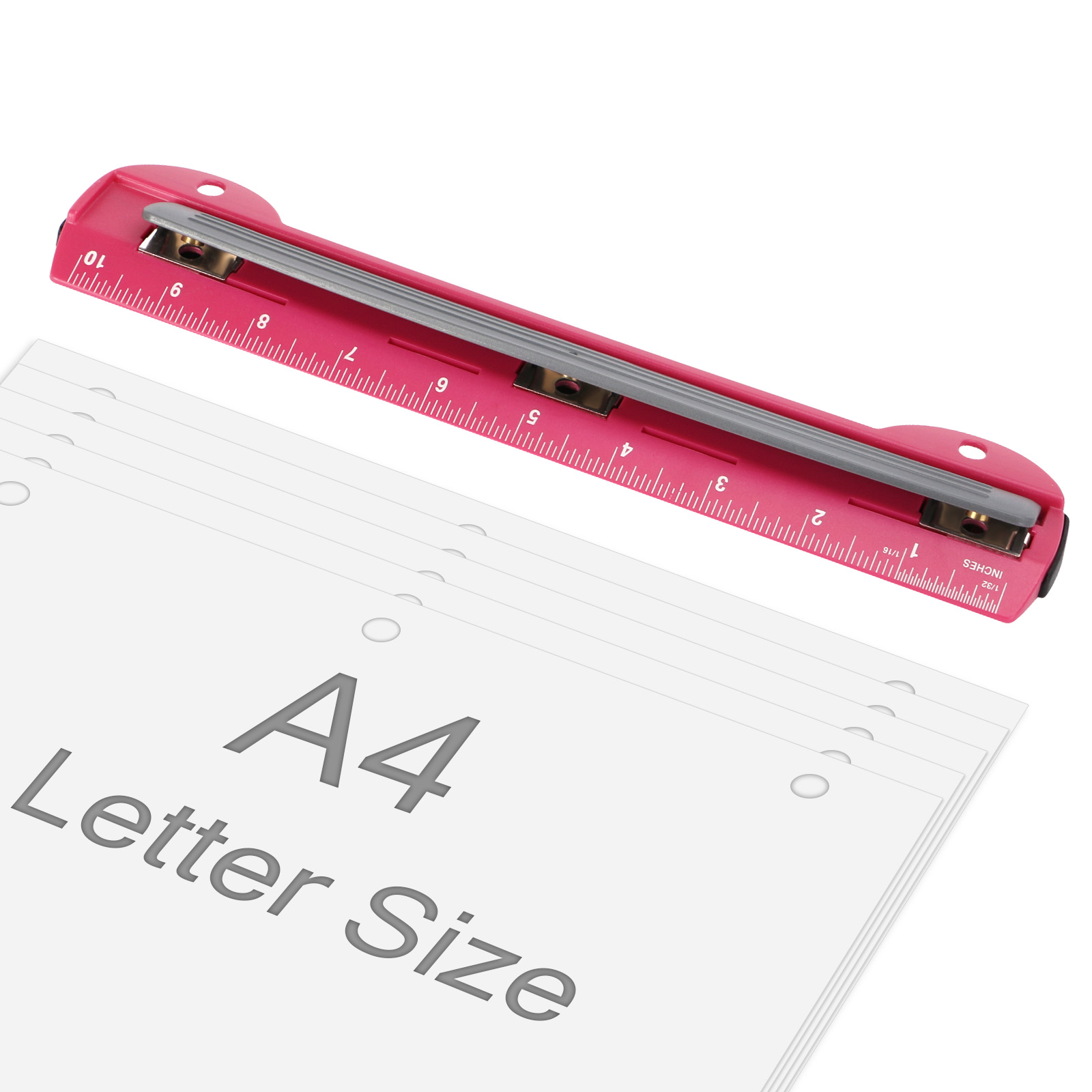 EAGLE 3-Hole Punch for A4/Lett - Binder A4 Lever のレビューと価格