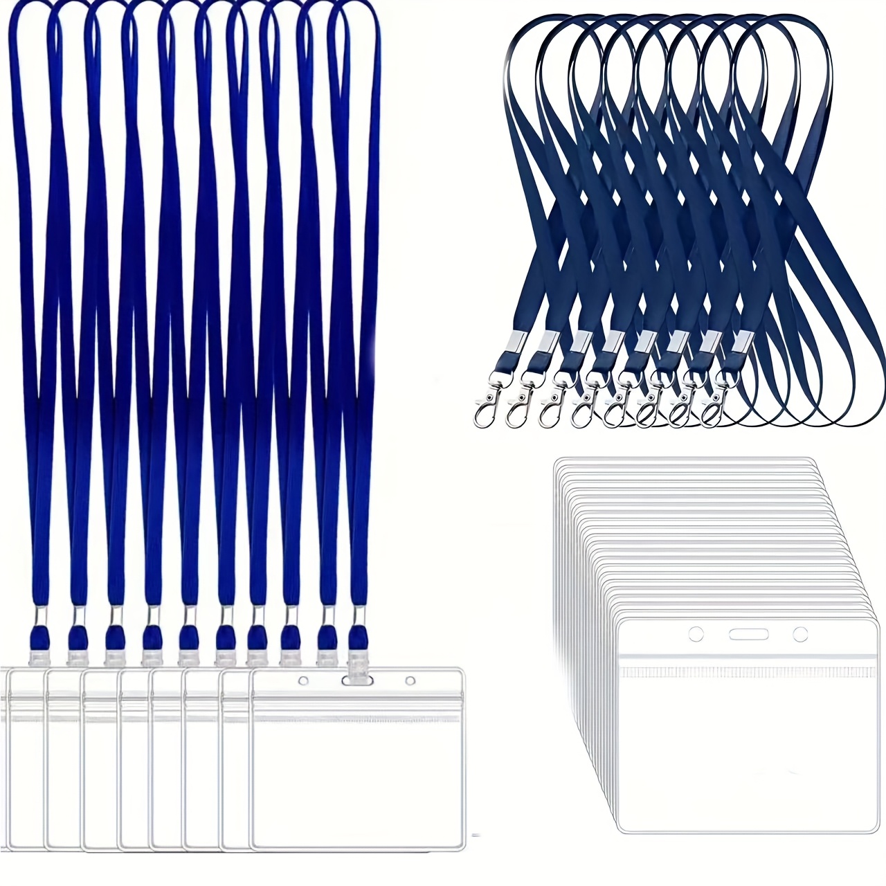 10 sets Transparent PVC ID Car - Index Card Holder のレビューと価格