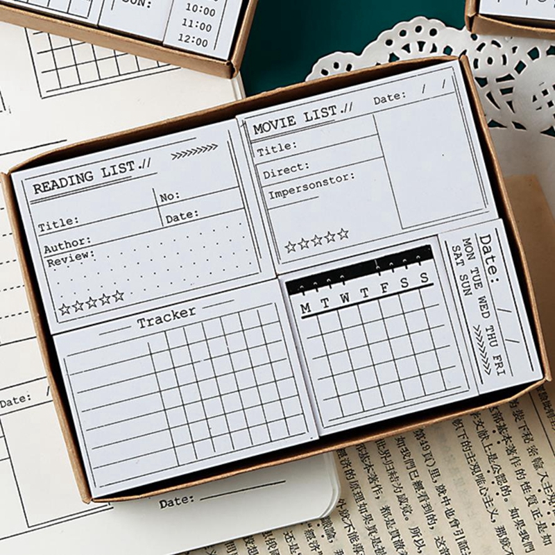 Daily Time Mark Calendar Agend - Rubber Date Stamp のレビューと価格