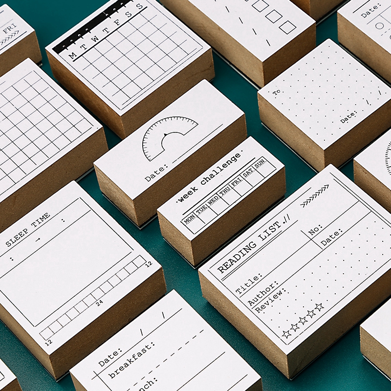 Daily Time Mark Calendar Agend - Rubber Date Stamp のレビューと価格