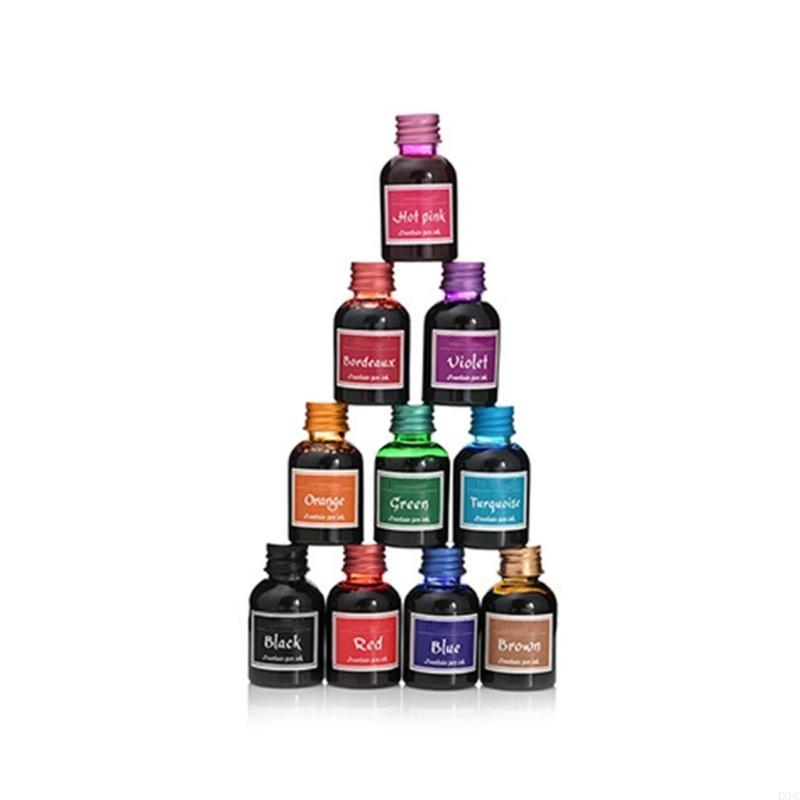 10 Colors 1 Bottle Pure Colorf - Fountain Pen Bottled Ink のレビューと価格