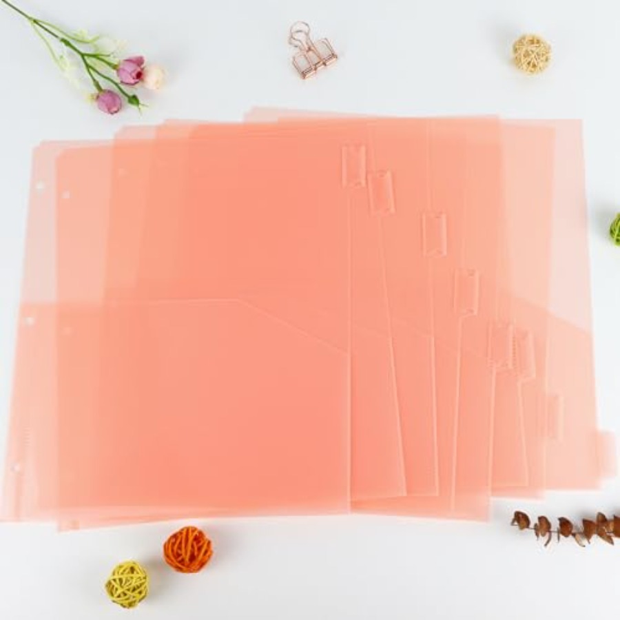 Binder Dividers with Pockets 8 - Tab Divider A4 のレビューと価格