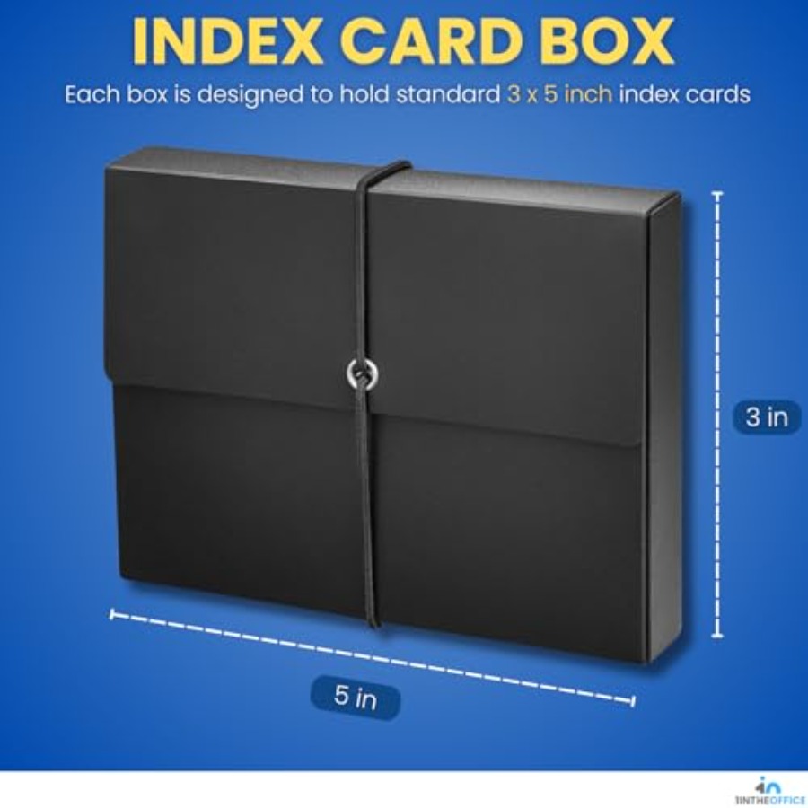 Index Card Box 3x5, Index Card - Card Index Box のレビューと価格