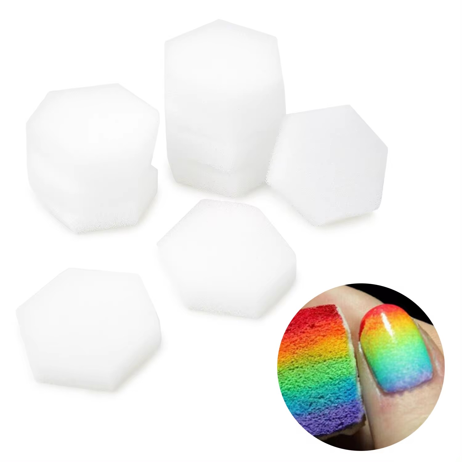 80Pcs Hexagon Soft Sponges, Li - Gel Refill Pack のレビューと価格