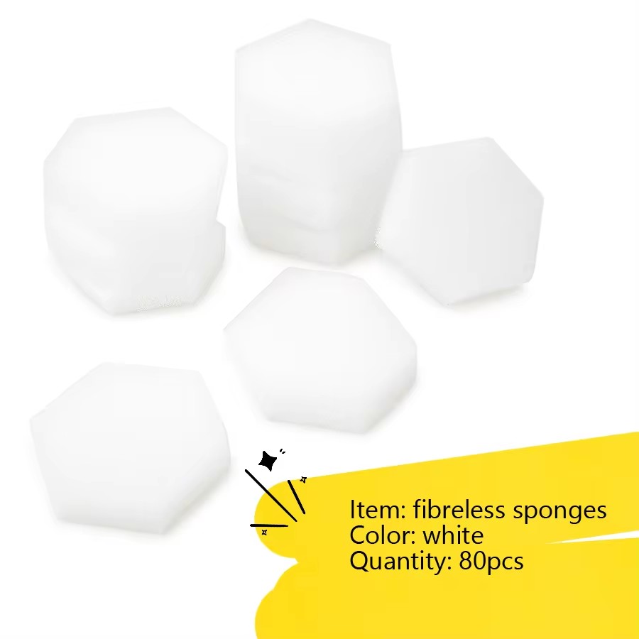 80Pcs Hexagon Soft Sponges, Li - Gel Refill Pack のレビューと価格