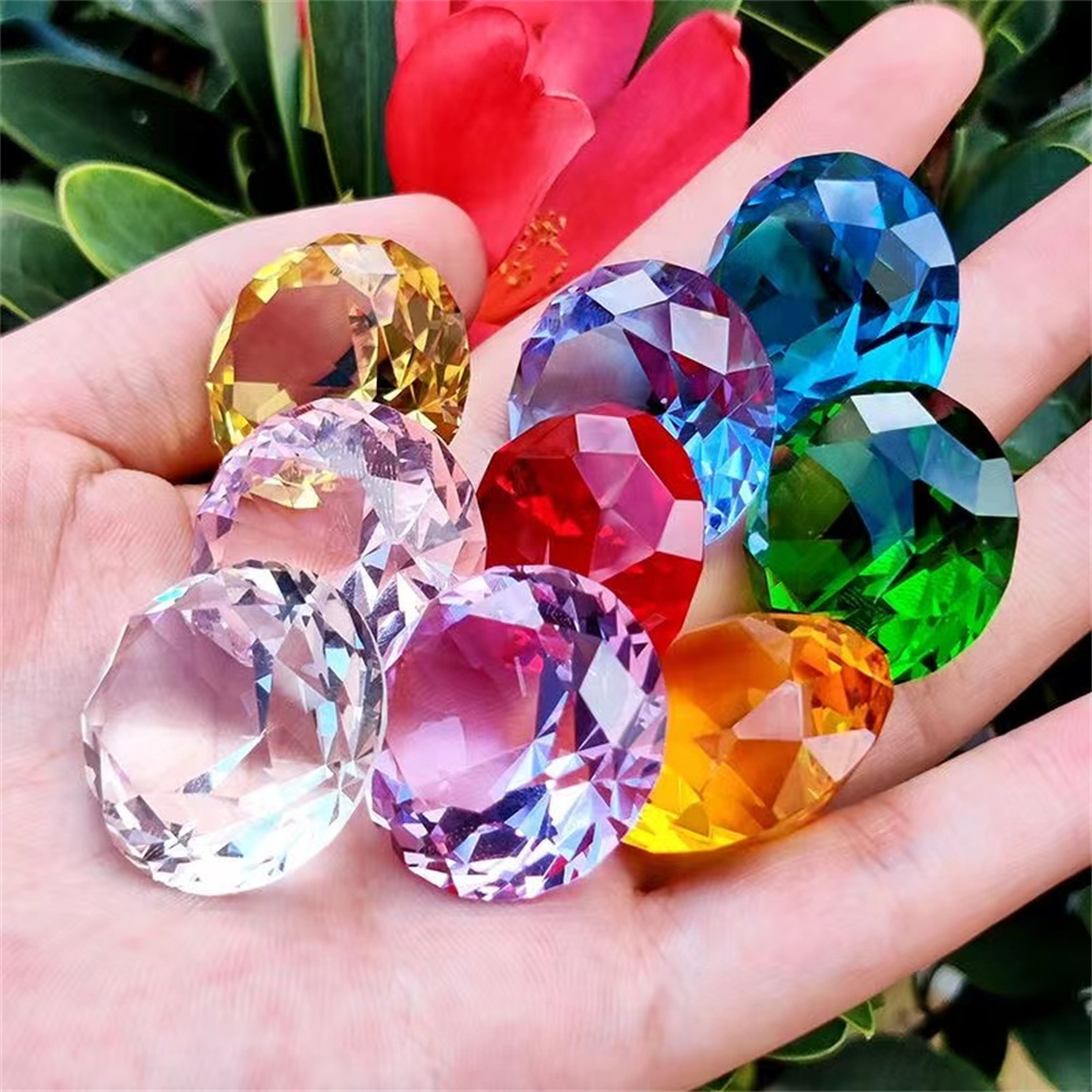 10 Colors Crystal Diamond Shap - Paper Weight Crystal のレビューと価格
