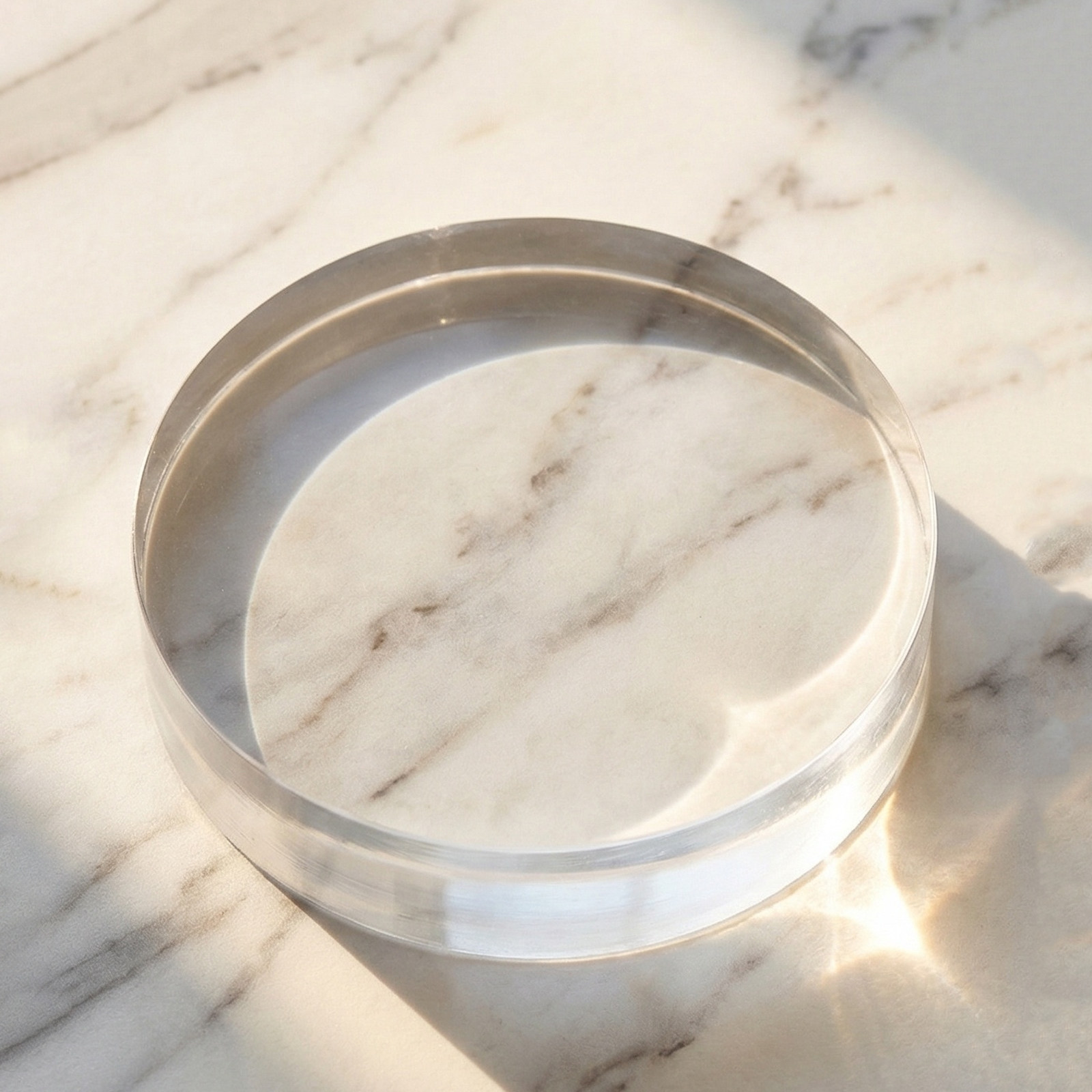 3.15 Inch Round Clear Crystal  - Book Weight Glass のレビューと価格