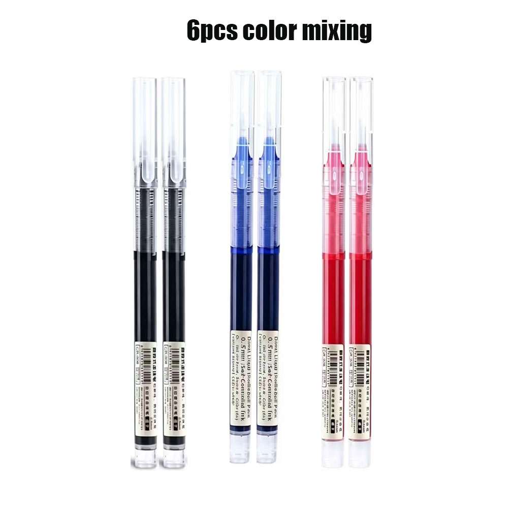 6 Pack Click Gel Pens 0.5mm Bl - Gel Refill Pack のレビューと価格
