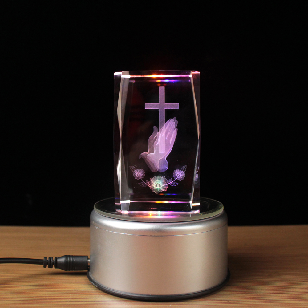 3D Laser Crystal Religious Cub - Paper Weight Crystal のレビューと価格