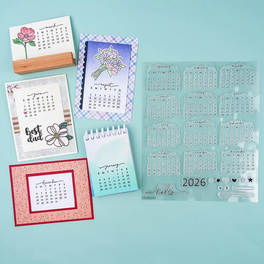 Calendar Date 2026 Clear Stamp - Rubber Date Stamp のレビューと価格