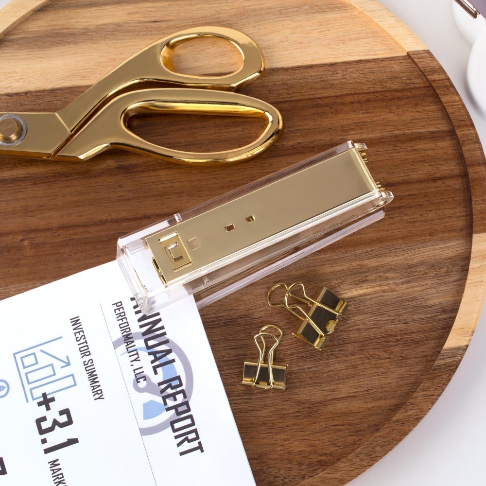 Clear Acrylic Stapler, 20 Shee - Stapler Half Strip のレビューと価格