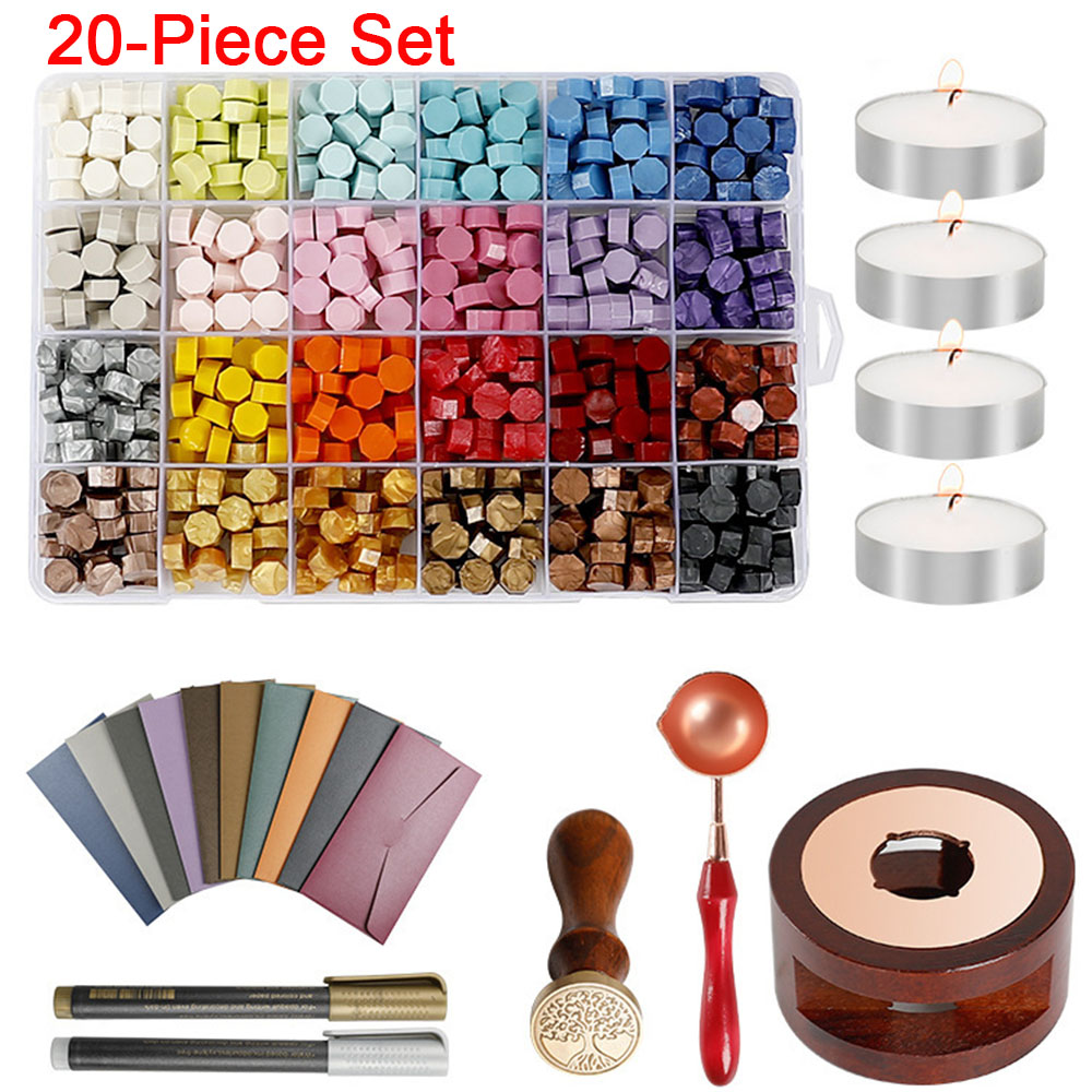 20pcs/set Wax Seal Stamp Set w - Wax Seal Stamp Set のレビューと価格