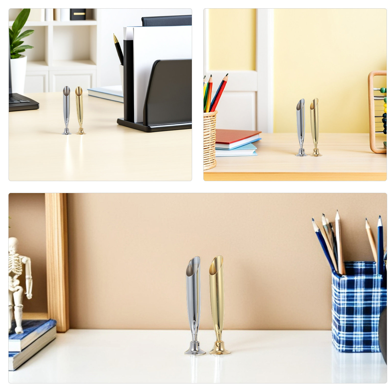 3Pcs Metal Single Pen Stand Ho - Pen Rest Single のレビューと価格