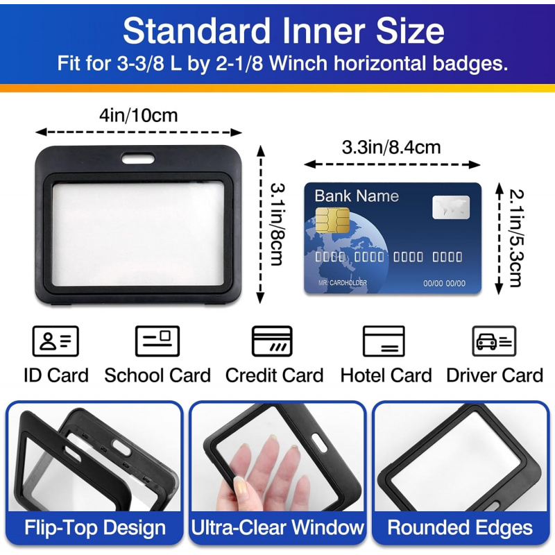 3-Pack Horizontal Hard Plastic - Index Card Holder のレビューと価格