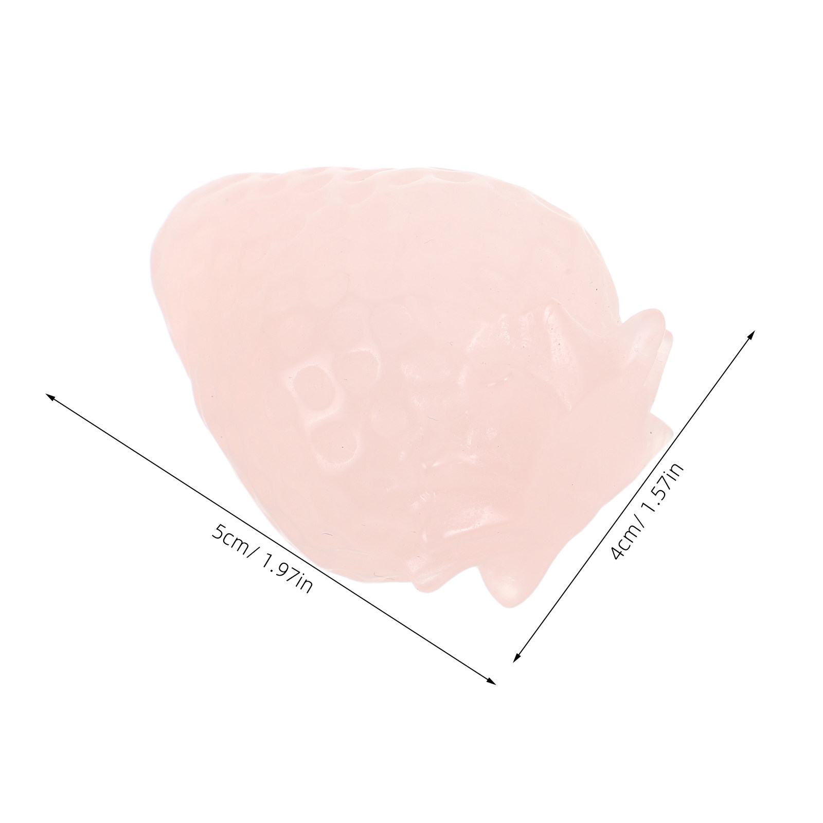 Rose Quartz Strawberry Crystal - Paper Weight Crystal のレビューと価格