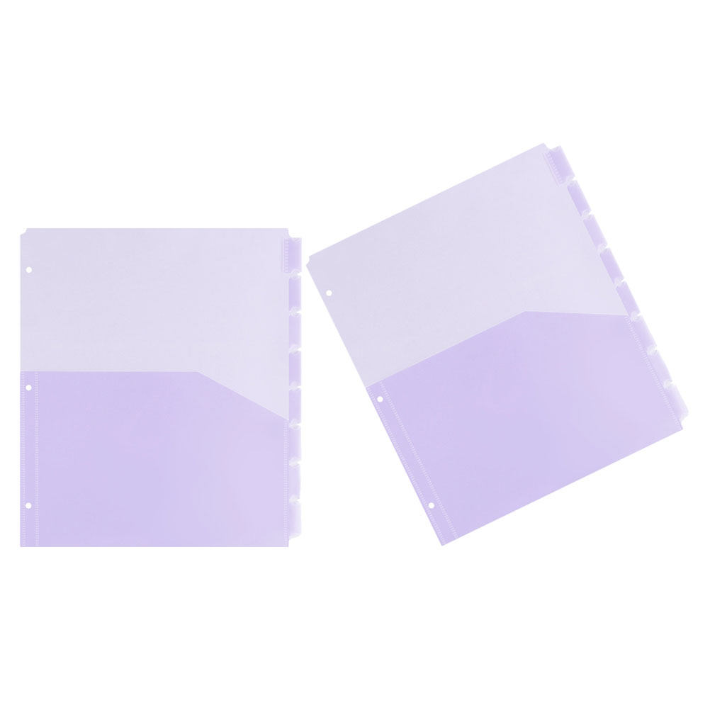2Sets A4 Binder Dividers Plast - Tab Divider A4 のレビューと価格