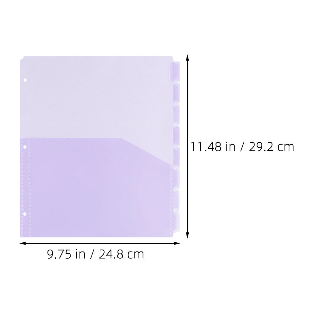 2Sets A4 Binder Dividers Plast - Tab Divider A4 のレビューと価格